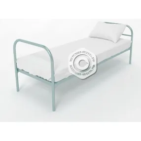 кровать металлическая одноярусная «бюджет» (700х1900, сетка 100х100)