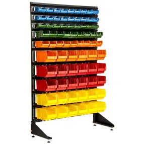 стеллаж с пластиковыми ящиками 1501-3/2/5