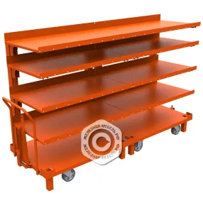 тележка консольная двойная (5 уровней) 1617х2586х828