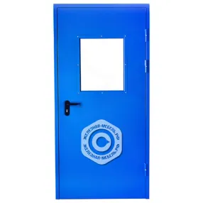 дверь eis 60 дымогазонепроницаемая однопольная со стеклом