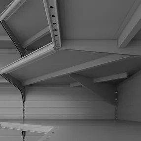 стеллаж торговый внутреннего угла пурина 25 серия