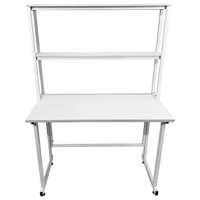 стол лабораторный с надстройкой слн 16.001 (белый)