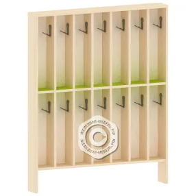 шкаф детский для полотенец 14 ячеек мт-ад-30