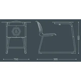 моноблок школьный leo (модель ам5-01)