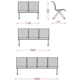 многоместная секция айрон (модель мс 35/2)