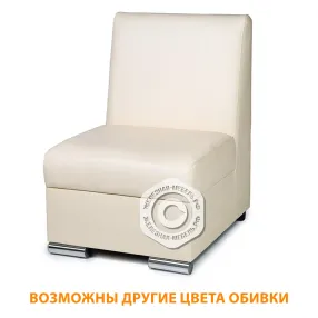 диван-кресло до-1/1 (кожзам эконом бежевый)