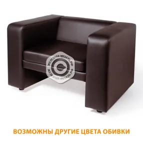 диван-кресло до-12/1 (кожзам эконом коричневый)
